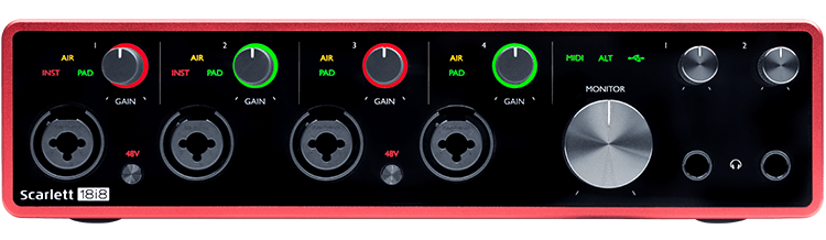 Scarlett 18i8 USB Audio Interface, 3rd Gen