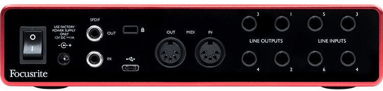 Scarlett 8i6 USB Audio Interface, 3rd Generation