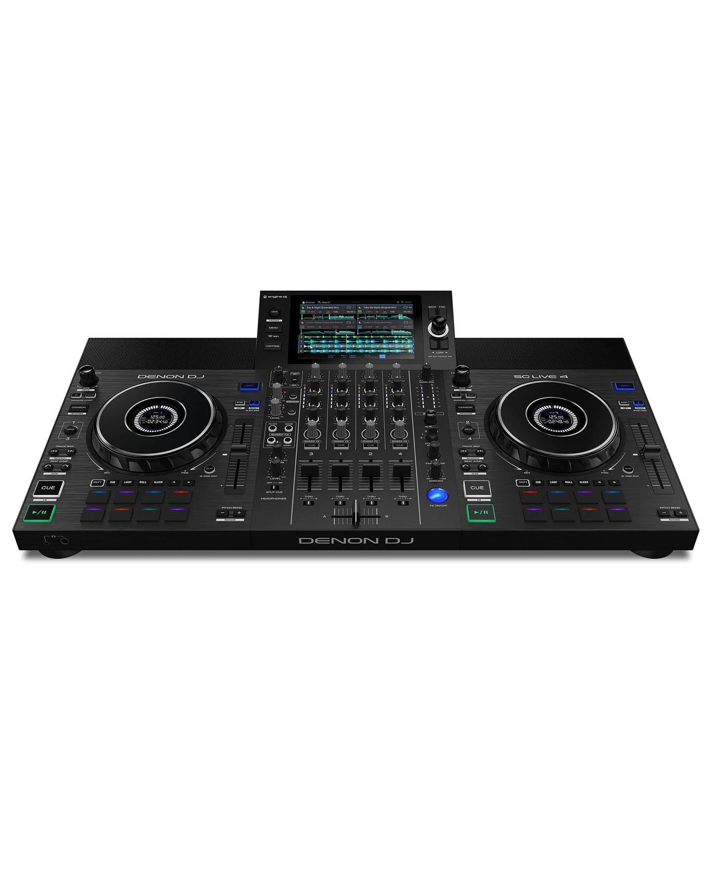 SCLIVE-4 4-Deck Standalone DJ System W/ Wifi