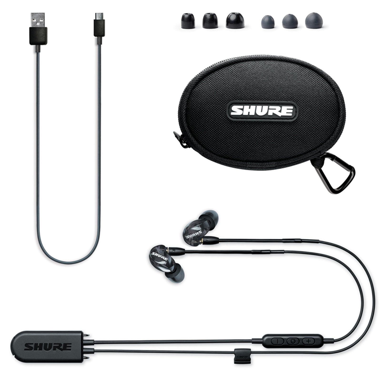 In-Ear Sound Isolating Bluetooth Headphones, Black