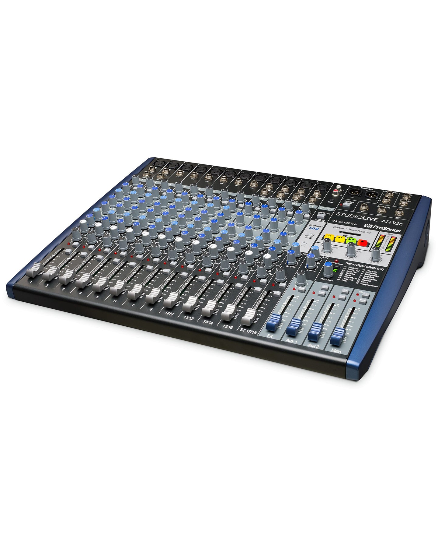 18-Channel USB-C Hybrid Digital/Analog Performance Mixer